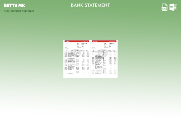 Модерен стил Индија Котак Махиндра шаблон за страници со зборови за извод од бан